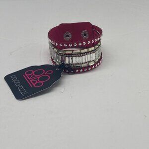 Paparazzi Jewelry Rock Star Rocker Pink Bracelet Item 134B